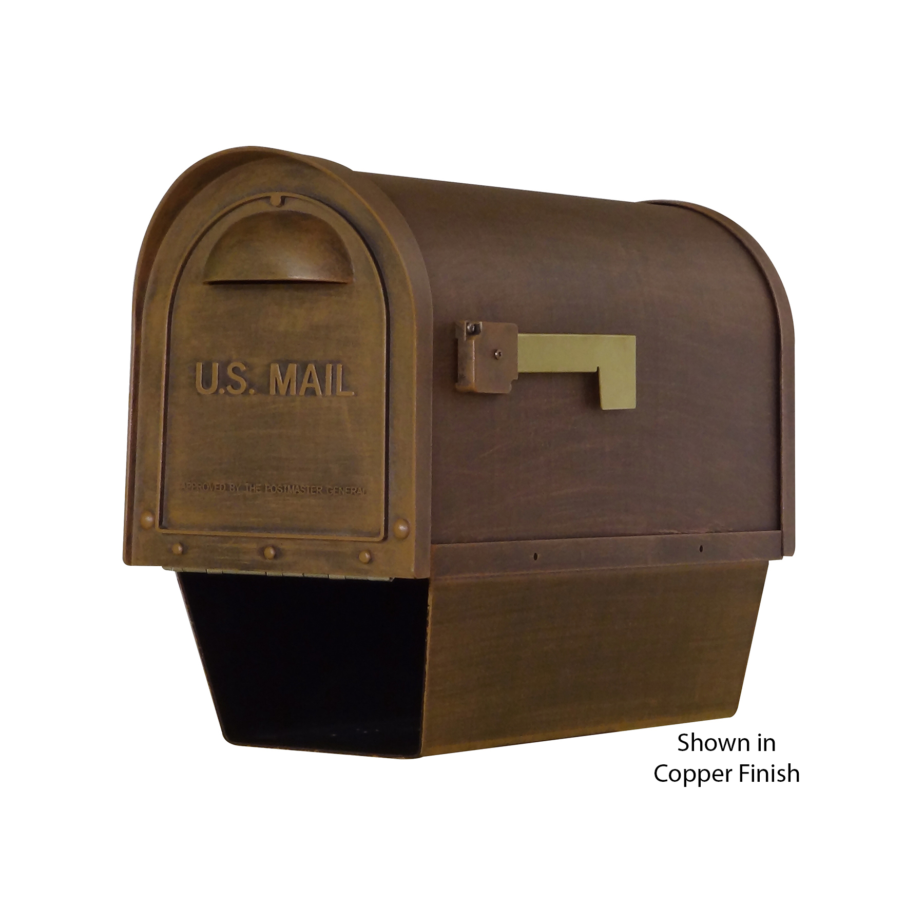 thumbnail image 2 of Polar Aurora Mailbox Cast Aluminum Bronze Mail Box Postal Box Security 2 of 13