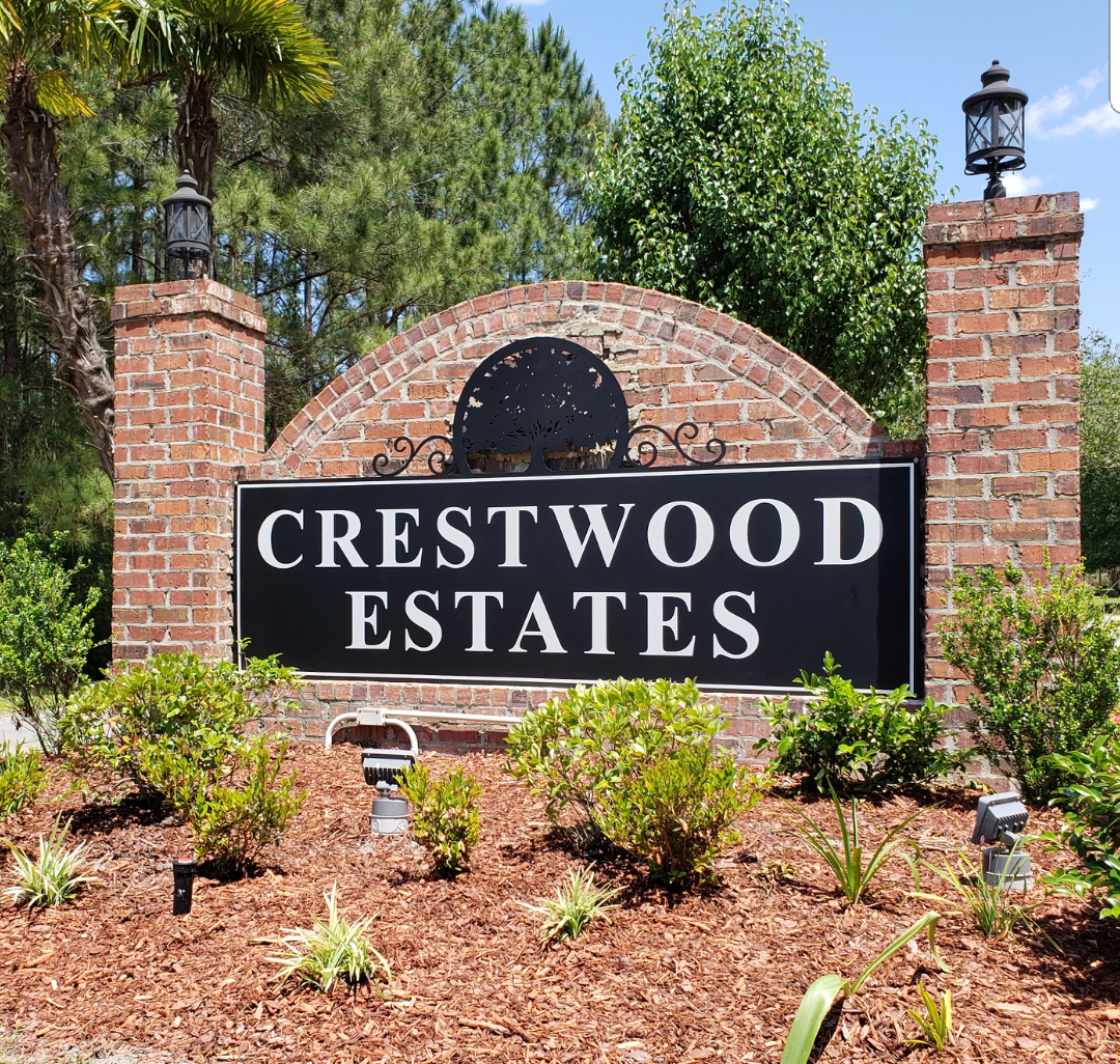 Replacement Entrance Sign Crestwood Estates